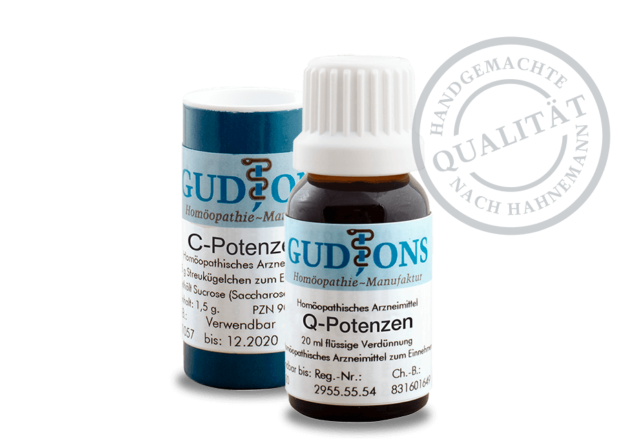 Gudjons C-Potenzen und Q-Potenzen Jetzt erstklassige Homöopathie bestellen!